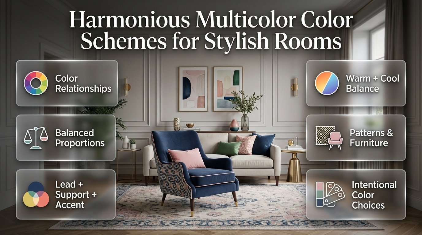 Harmonious Multicolor Color Schemes