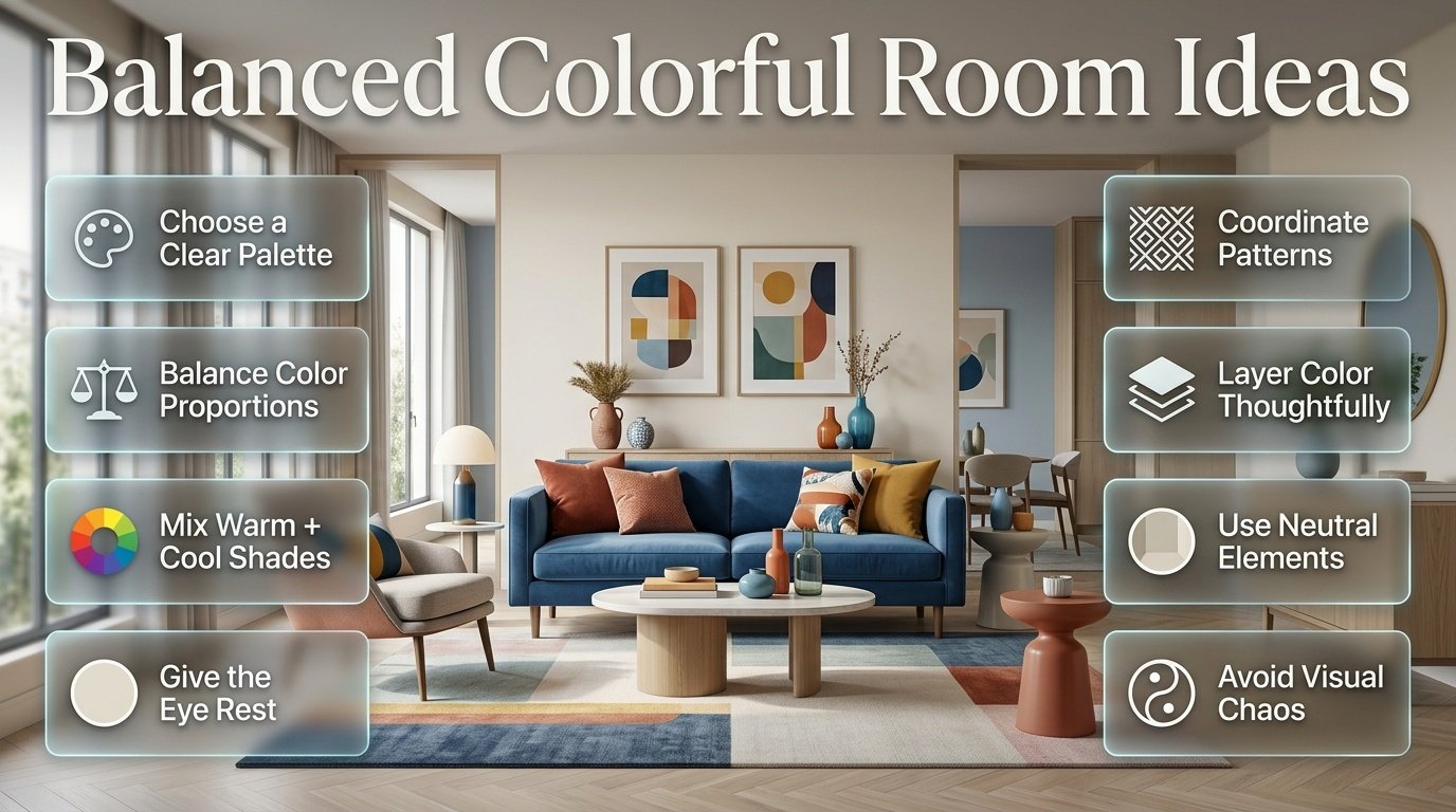Balanced Colorful Room Ideas