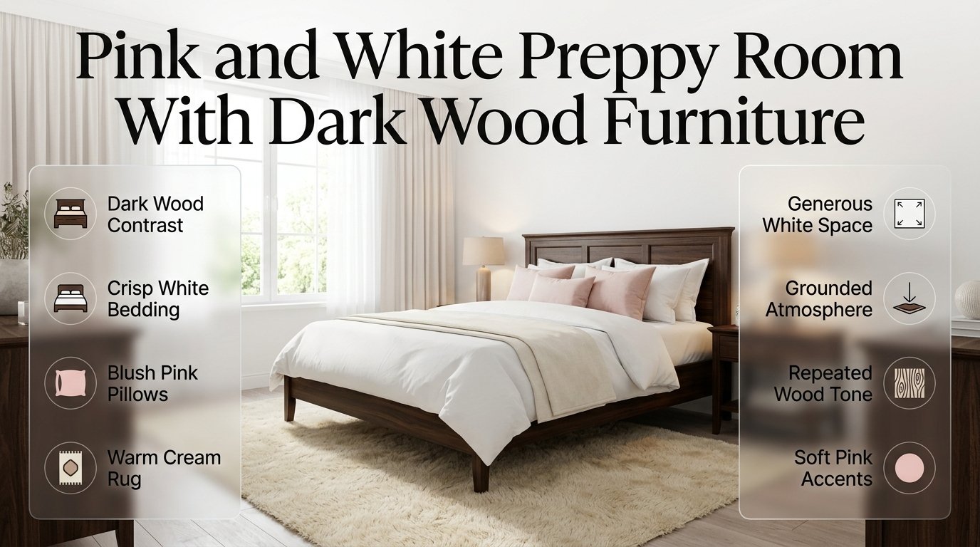 Green and Cream Preppy Room Ideas