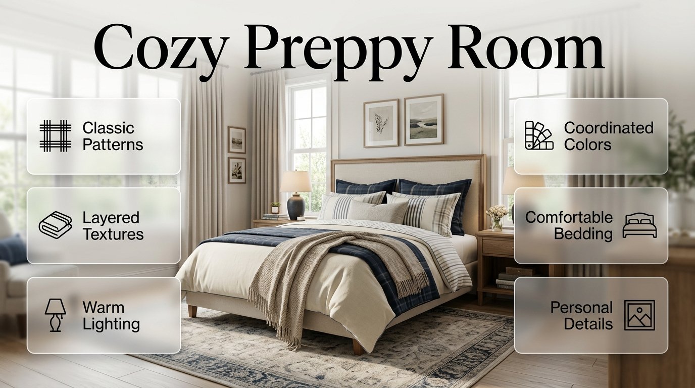 Cozy Preppy Room