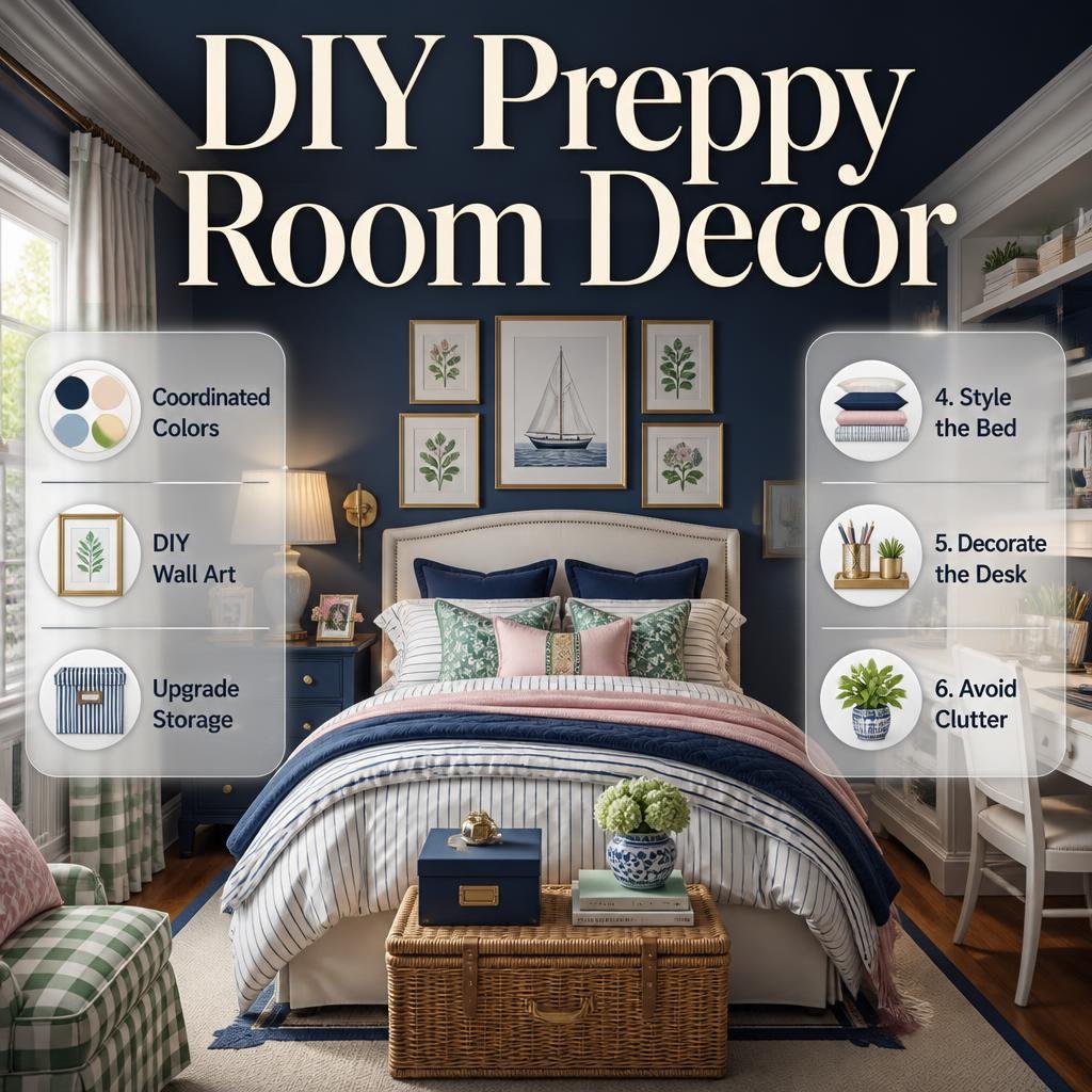 DIY Preppy Room Decor