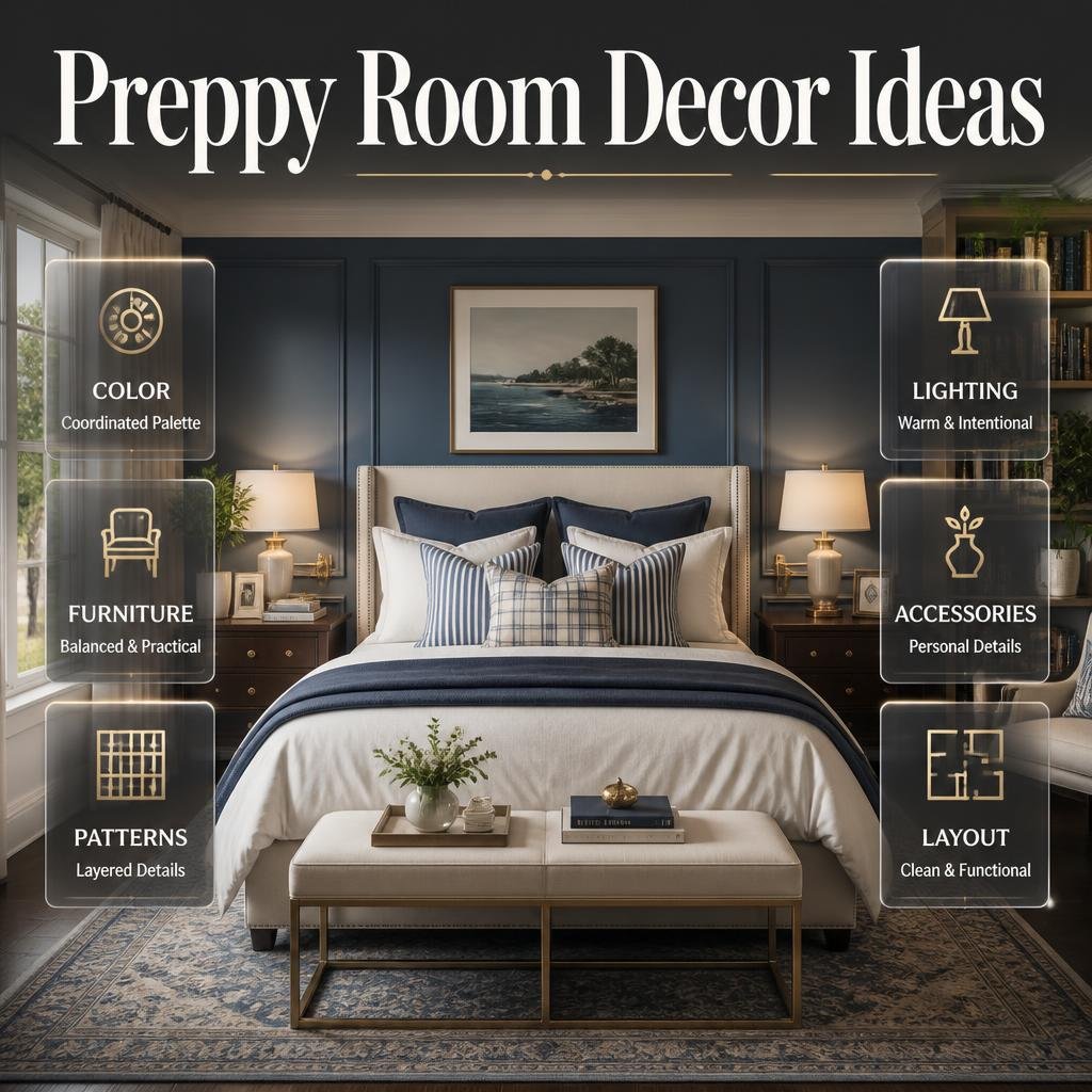 Preppy Room Decor Ideas